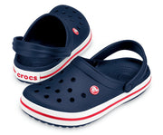 Comfortable Navy Unisex Crocband Clog with Sporty Midsole Stripe