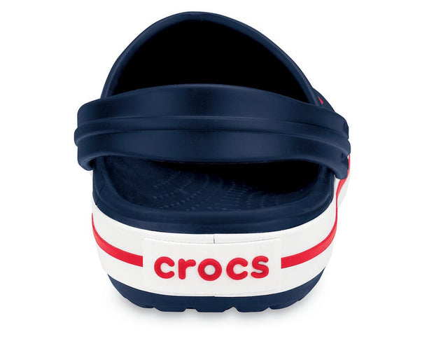 Comfortable Navy Unisex Crocband Clog with Sporty Midsole Stripe