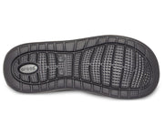Crocs LiteRide Graphic Black/Slate Grey Unisex Flip-Flops for Ultimate Comfort