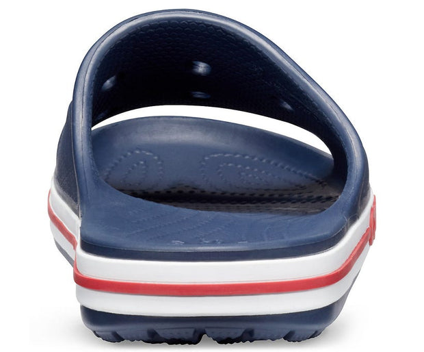 Crocs Bayaband Navy Pepper Unisex Slide: Lightweight, Comfortable, Iconic Striped Footwear