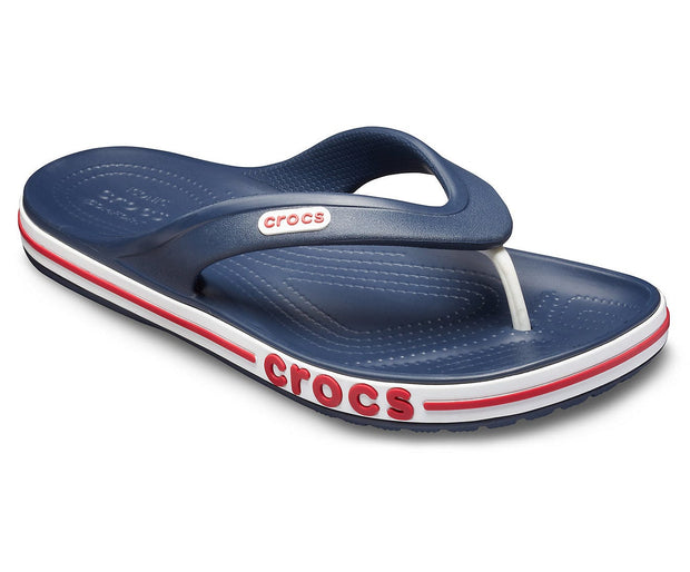 Crocs Bayaband Navy Pepper Unisex Flip Flops: Lightweight, Iconic Comfort