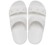 Classic Crocs White Unisex Sandal: Lightweight, Comfortable, Customizable with Jibbitz Charms