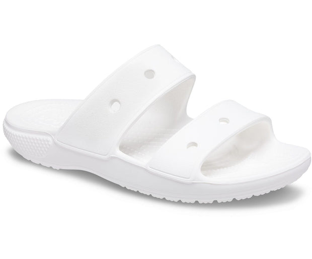 Classic Crocs White Unisex Sandal: Lightweight, Comfortable, Customizable with Jibbitz Charms