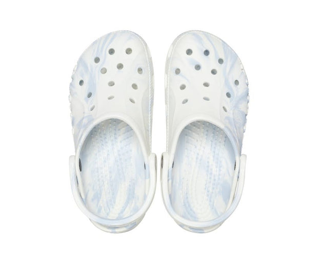 Crocs Baya Marbled White Multi Unisex Clog: Lightweight, Iconic, Durable, Stylish, Slip-On Comfort