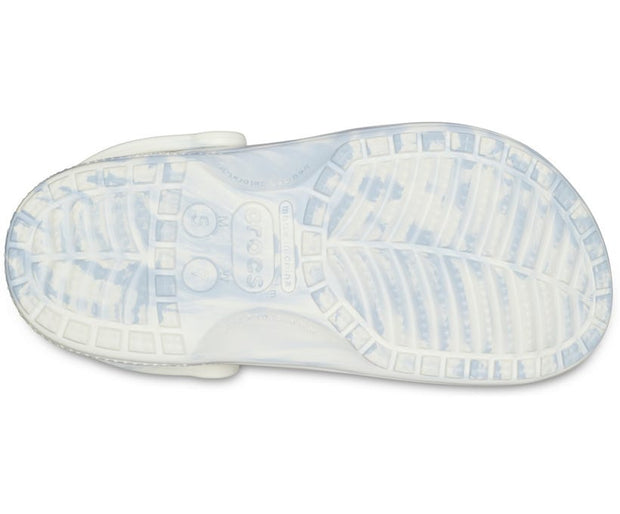 Crocs Baya Marbled White Multi Unisex Clog: Lightweight, Iconic, Durable, Stylish, Slip-On Comfort