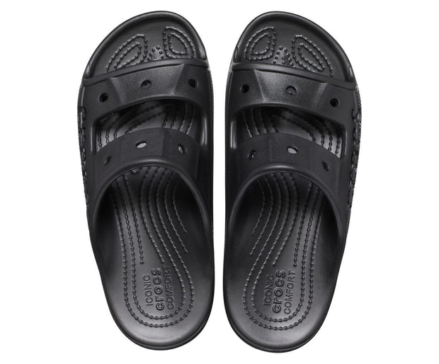 Comfortable Baya Black Unisex Sandals with Croslite Foam for Everyday Wear