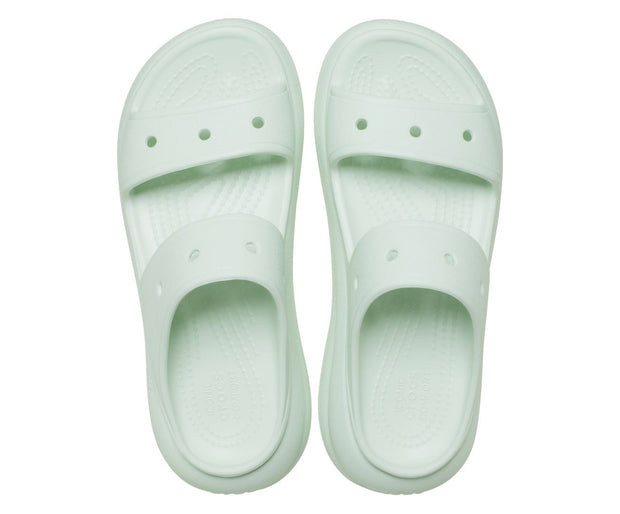 Crush Mint Tint Unisex Sandal: Stylish Two-Strap Crocs with 2-Inch Platform