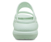 Crush Mint Tint Unisex Sandal: Stylish Two-Strap Crocs with 2-Inch Platform