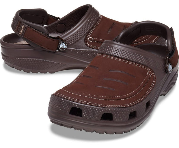 Crocs Yukon Vista II LR Clog for Men - Espresso/Mushroom with LiteRide Foam