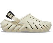 Crocs Echo Bone/Black Unisex Clog: Lightweight, Sporty, and Comfortably Sculpted Footwear