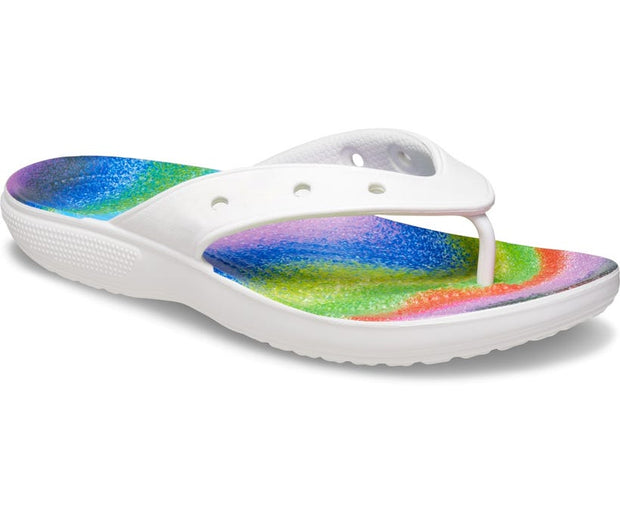 Classic Crocs Spray Dye Flip: Lightweight, Cushioned, and Stylish Unisex Footwear