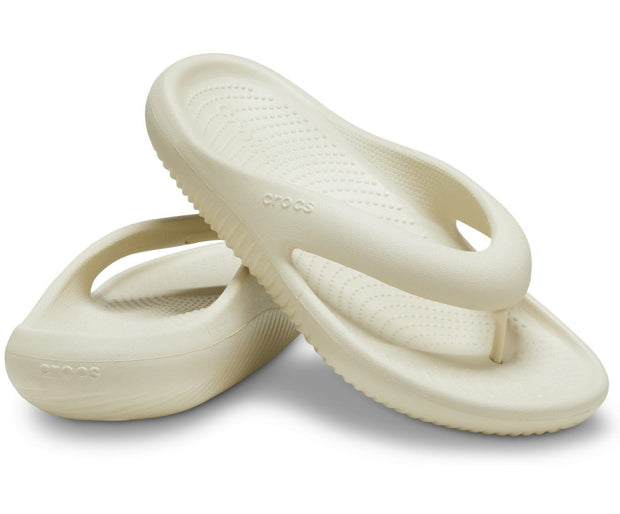 Comfort Cloud Crocs Mellow Recovery Bone Unisex Flip-Flops for Ultimate Relaxation