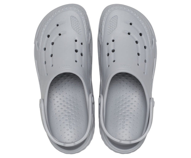 Off Grid Light Grey Unisex Clog - Comfortable, Futuristic, and Customizable Footwear
