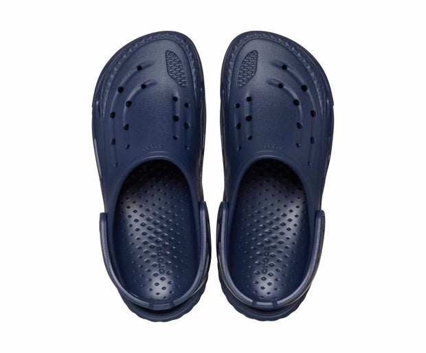 Off Grid Navy Unisex Clog: Futuristic, Lightweight, Breathable, Customizable Crocs