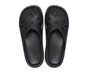 Classic Cross Strap Black Women's Slide: Lightweight, Comfortable, and Customizable
