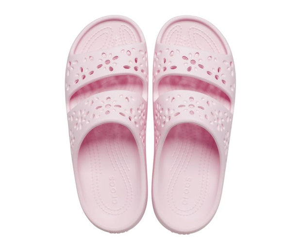 Classic Floral Cutout Pink Milk Unisex Sandal - Comfortable and Lightweight