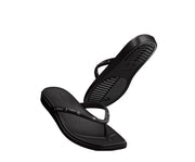 Miami Studded Black Women's Flip-Flops: Stylish, Comfortable, and Chic Summer Sandals