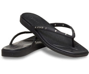 Miami Studded Black Women's Flip-Flops: Stylish, Comfortable, and Chic Summer Sandals