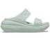 Crush Mint Tint Unisex Sandal: Stylish Two-Strap Crocs with 2-Inch Platform